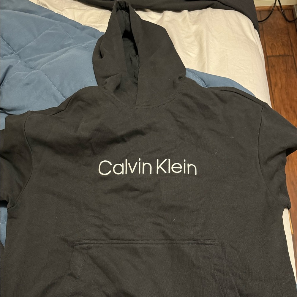 Calvin Klein black hoodie, like new, worn once, size small black